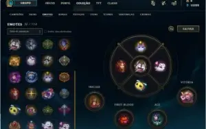 Conta Platina 25 skins