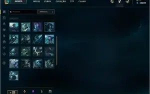 Conta Platina 25 skins