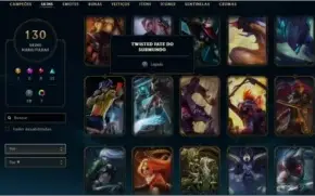 Conta de LOL 130 skins +110champs GOLD S6,PLATINA S7,GOLD S8