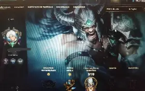 Conta season 2 , mmr ouro, 254 skins e todos Champions.