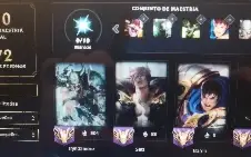 Conta season 2 , mmr ouro, 254 skins e todos Champions.