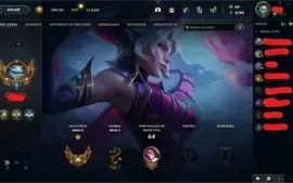 CONTA LOL OURO4 LVL 53