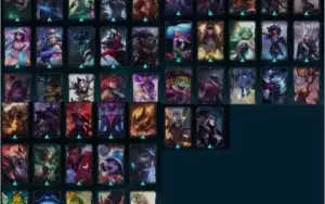 CONTA LOL MMR DIAMANTE NV204 QUASE TODOS OS CHAMPS 117 SKINS