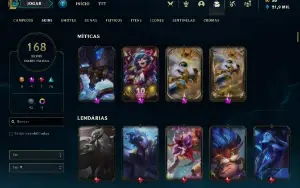 Conta LOL Full Champ Platina