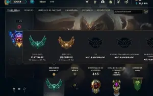 Conta LOL Full Champ Platina