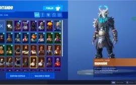 Conta fortnite com 43 skins,3 passes de batalha e STW