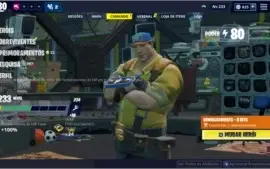 Conta fortnite com 43 skins,3 passes de batalha e STW