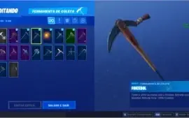 Conta fortnite com 43 skins,3 passes de batalha e STW