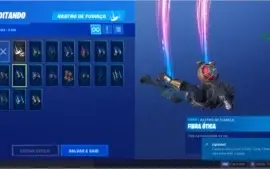 Conta fortnite com 43 skins,3 passes de batalha e STW