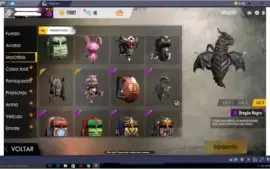 conta top gemada com varias skin