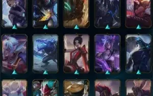 LOL 221 Skins (Ouro 2) 2015 - Sem Bans