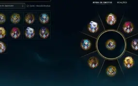 Conta Rara Lol Com Vários Emotes Challenger