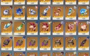 GANYU + HUTAO + 10 CINCO ⭐ CONTA AR56 - GENSHIN IMPACT ✨