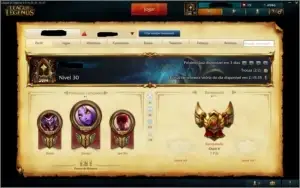 Conta Gold 100 Campeoes, 50+ skins, gold desda season 4