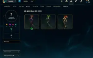 Conta Platina 1 com 40 Champs e 29 Skins