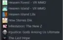 Conta steam com varios jogos, 1 vac ban no csgo