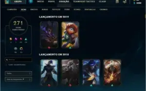 vendo conta lol d3,270 skins,full champ