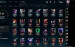 CONTA LOL GOLD 1 TODOS CHAMPIONS E VARIAS SKINS BARATO!