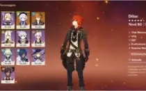 GENSHIN IMPACT - AR 49, CINCO PERSONAGENS 5 ESTRELAS
