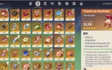 GENSHIN IMPACT - AR 49, CINCO PERSONAGENS 5 ESTRELAS