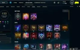 Conta gold 2, NVL 126, 124 campeões e 104 skins