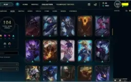 Conta gold 2, NVL 126, 124 campeões e 104 skins