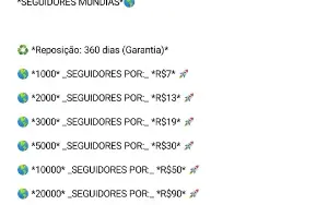 seguidores Mundial