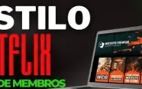 Área de Membros Estilo Netflix - Vitalício