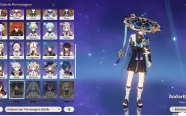 GENSHIN IMPACT * | CONTA T5* 14 PERSONAGENS ! AR 57 - 58