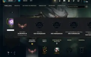 Conta Unranked com 21 Champs