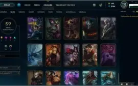 LOL - DIAMANTE 3 - 54 SKINS