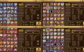 Summoners War G1/C3 Xiana Seara Tiana Gany Hathor Bastet