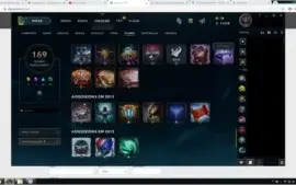 Conta de 2012 todos champs 130+ skins