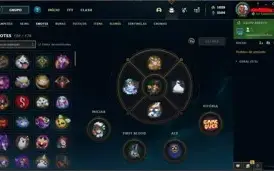 CONTA (EX OURO 4), COM 147 CAMPEÕES E 140 SKINS LVL 324