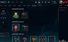 CONTA (EX OURO 4), COM 147 CAMPEÕES E 140 SKINS LVL 324