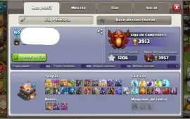 Conta Clash of clans  cv11 Semi full