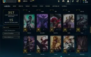 Unranked com 85 Champs e 28 Skins
