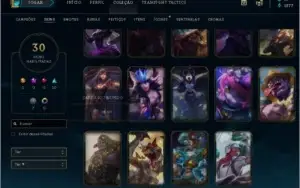 CONTA DE LEAGUE OF LEGENDS BARATA 30 SKINS 1 ULTIMATE