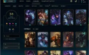 CONTA DE LEAGUE OF LEGENDS BARATA 30 SKINS 1 ULTIMATE