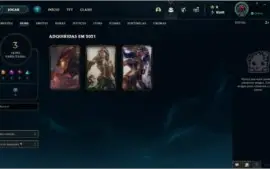 Conta LoL, Platina IV, 62% de WR