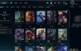 Conta LoL, Platina IV, 62% de WR