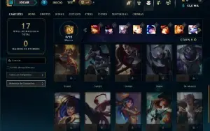 Diamante 4 com 23 Champs e 3 Skins ( SEM EMAIL CONFIRMADO )