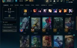 Diamante 4 com 23 Champs e 3 Skins ( SEM EMAIL CONFIRMADO )
