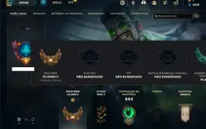 Conta ouro 2 com TODOS os champs e 114 Skin (Criada em 2012)