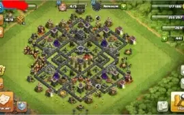 Clash Royale Arena 11 + COC CV9  semi-full