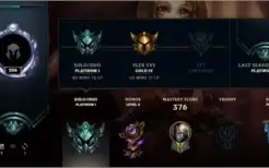 conta lol platina 1 75 pdl, 101 skins, emote e borda diamond