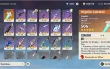AR 37 Diluc + Ganyu + Orgulho Celestial