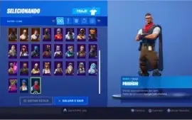 Conta Fortnite. Temporada 4,5,6,7 completa