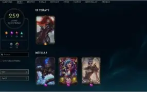 Conta league of legends