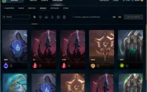 Cont Lol - Ouro 2 - 88 Skins - 74 Camp - NEO PAX SIVIR